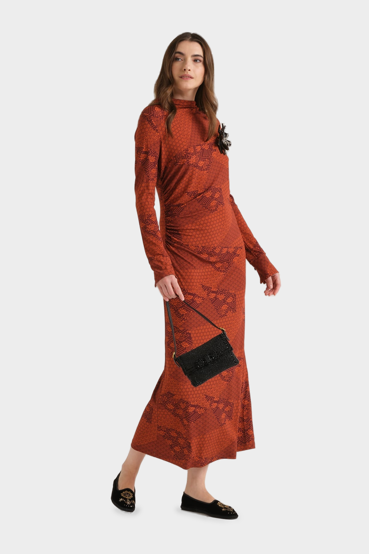 Mosaic Kimono Dress