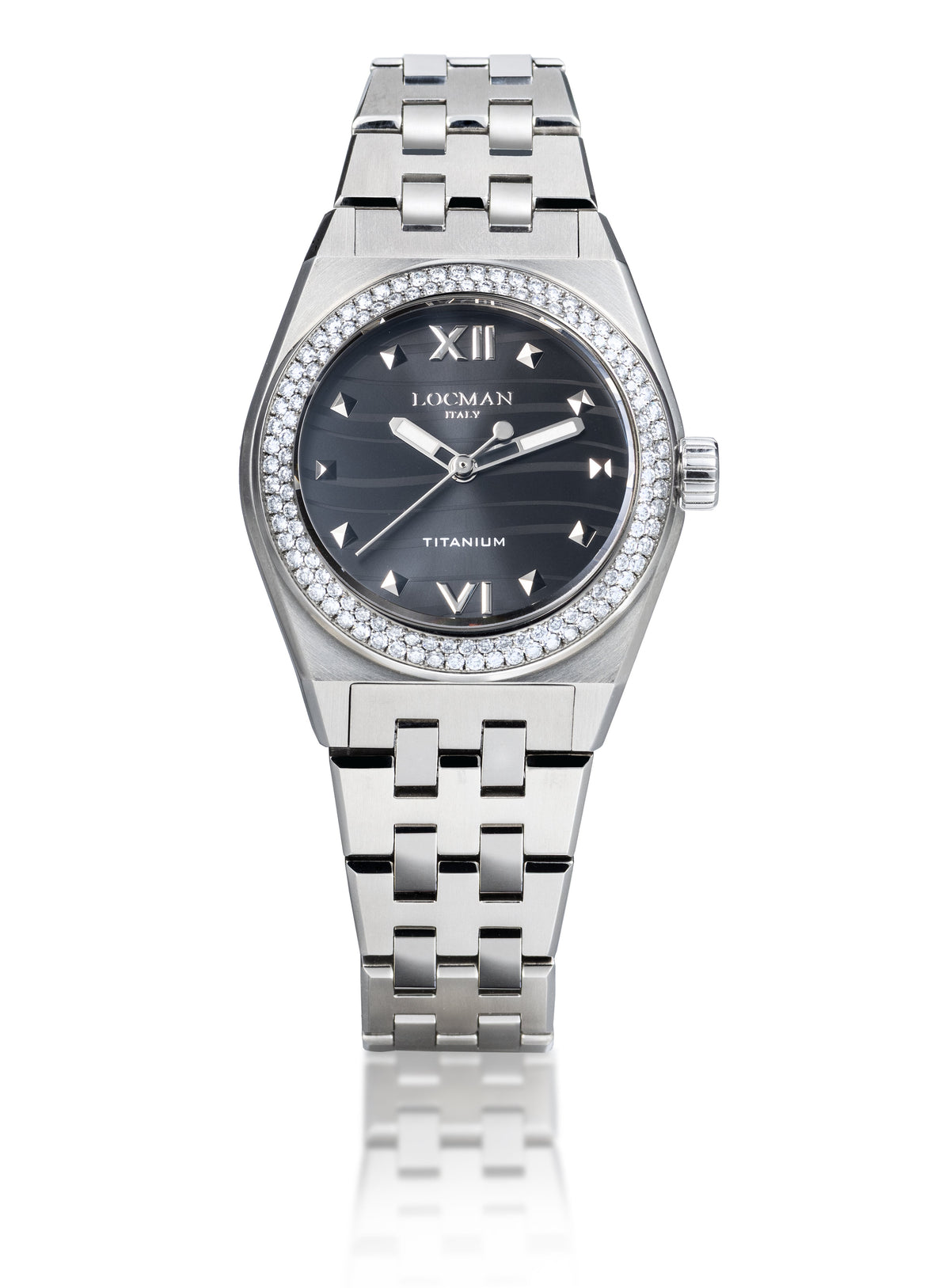 Stealth Lady Diamond Titanium Watch 36 mm in Black, primary view