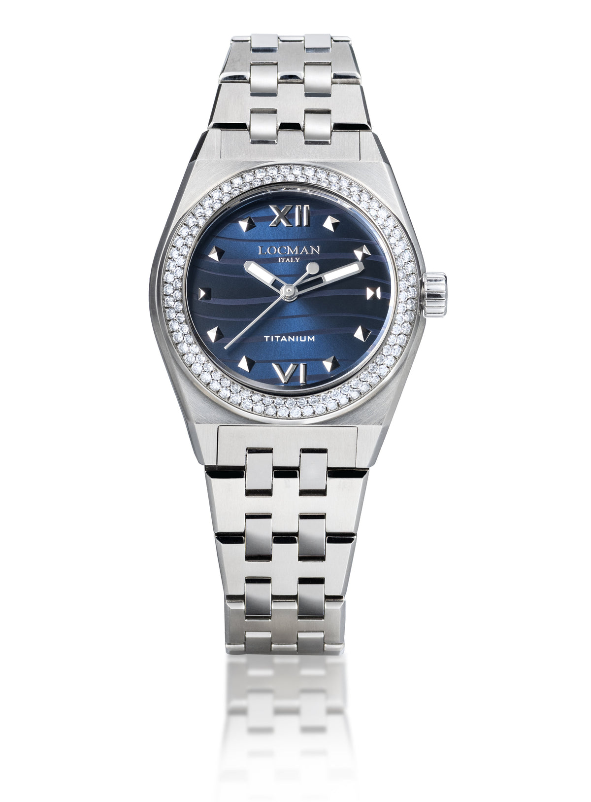 Stealth Lady Diamond Titanium Watch 36 mm in Blue, primary view
