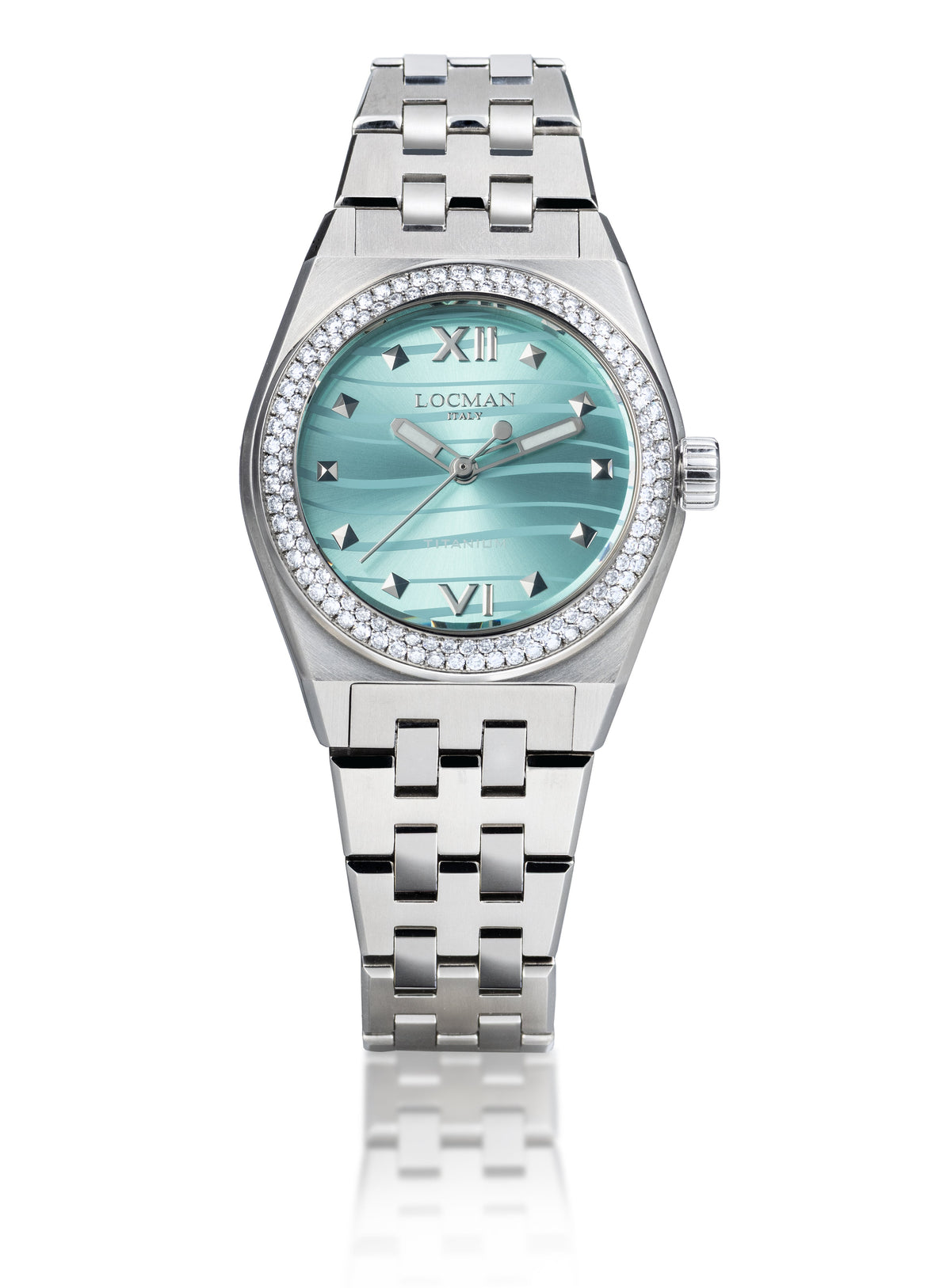 Stealth Lady Diamond Titanium Watch 36 mm in Turquoise, primary view