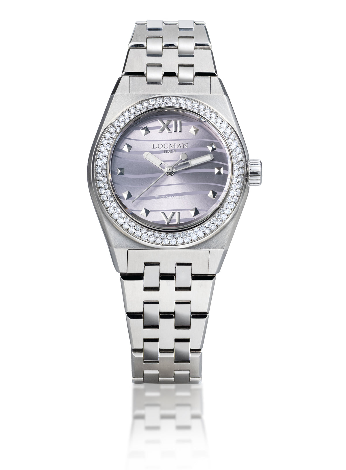 Stealth Lady Diamond Titanium Watch 36 mm in Violet, primary view