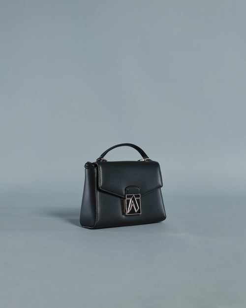 ADA Monogram Satchel Crossbody Bag, view 2 [fp-color:black]