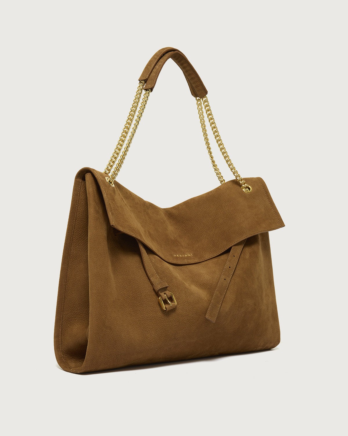 Frame Large East-West Nubuck Shoulder Bag