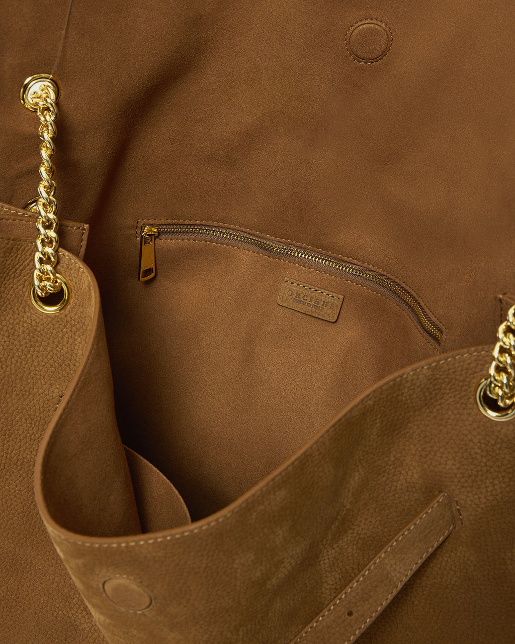 Frame Large East-West Nubuck Shoulder Bag