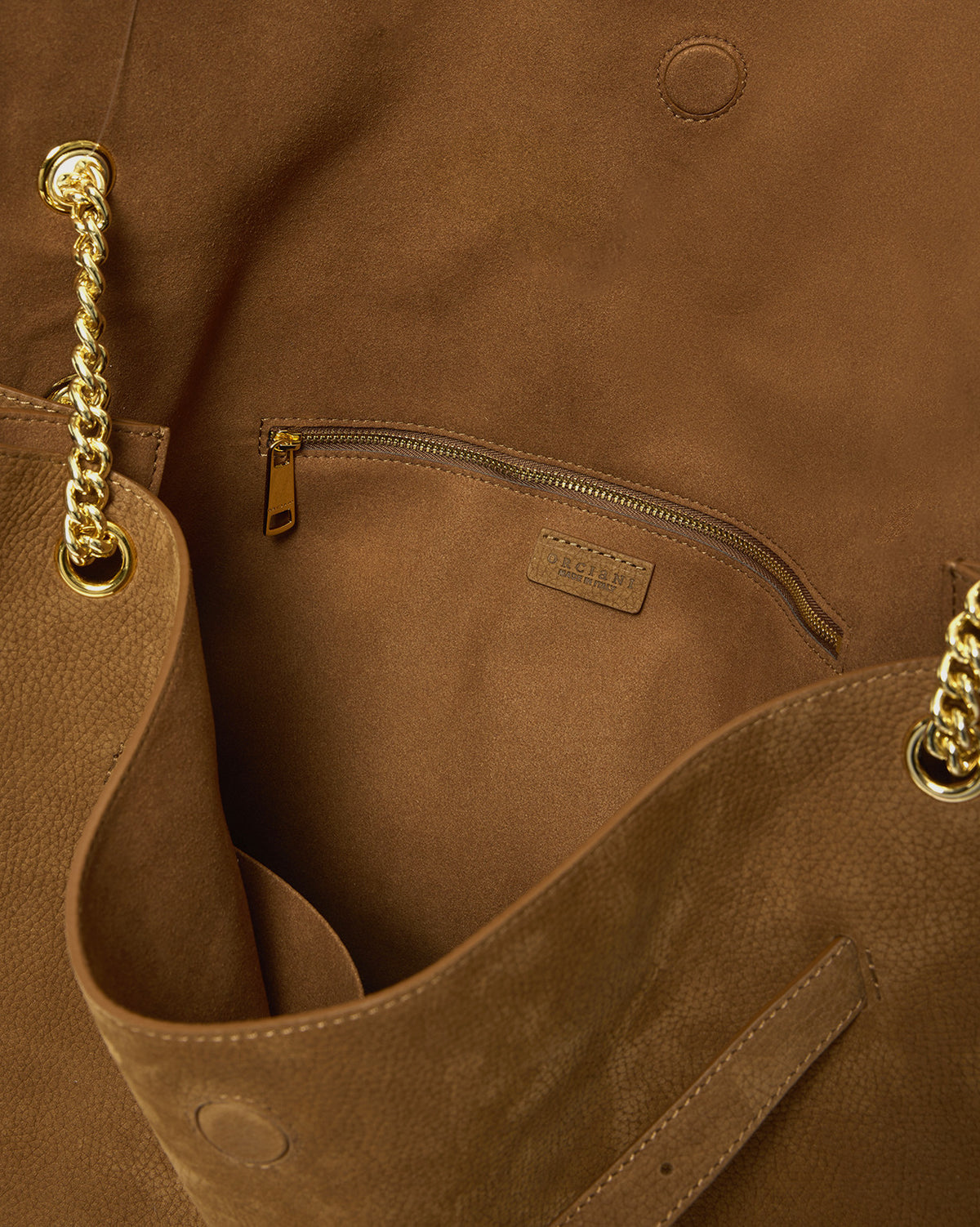 Frame Large East-West Nubuck Shoulder Bag