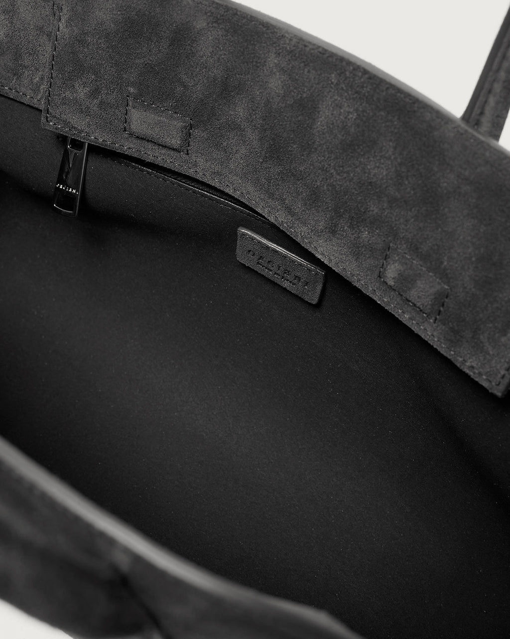 Ledger Midi Suede Handbag