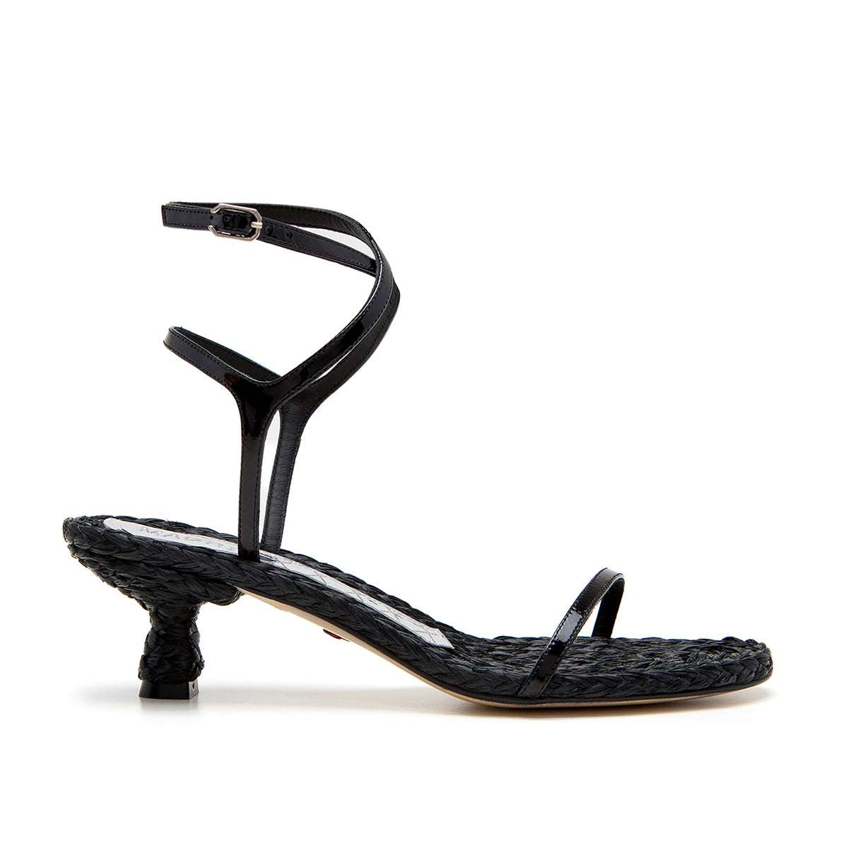 Zaida Woven Slingbacks in Black
