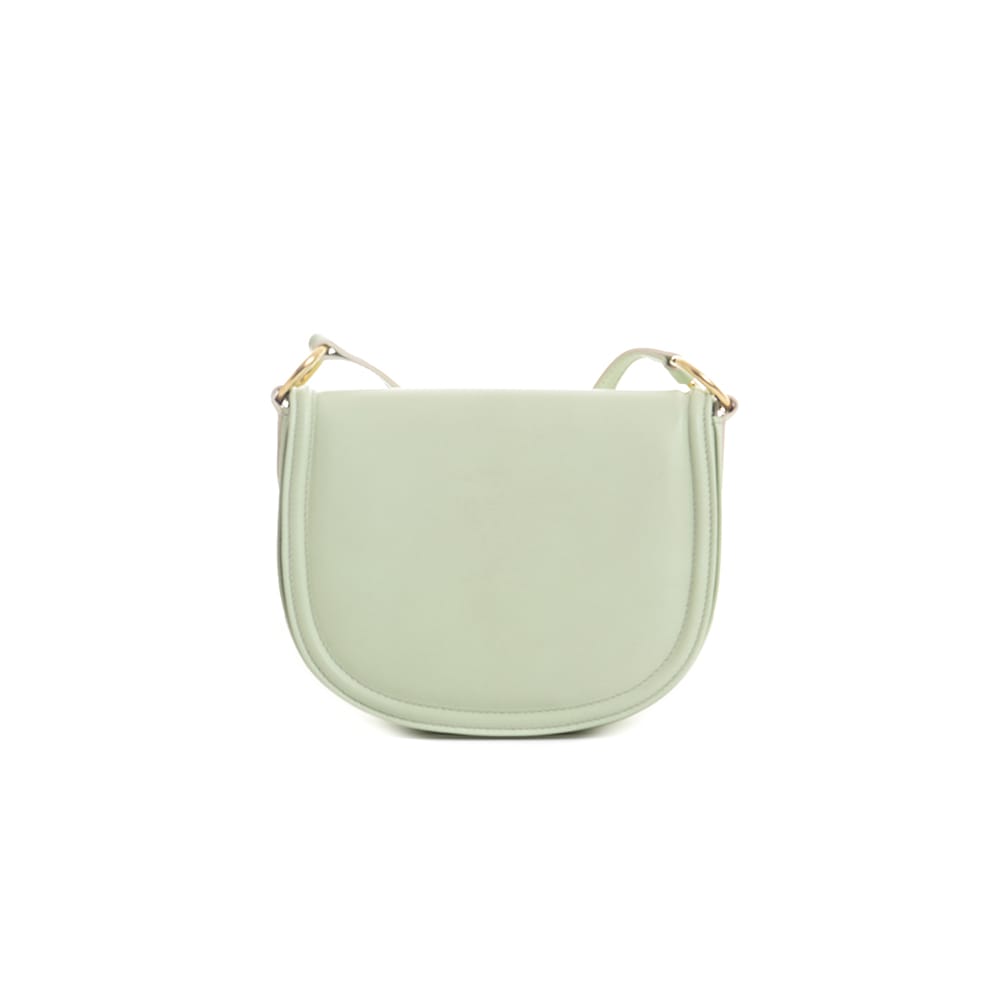 Sara Leather Crossbody Bag in Jade Green, view 2