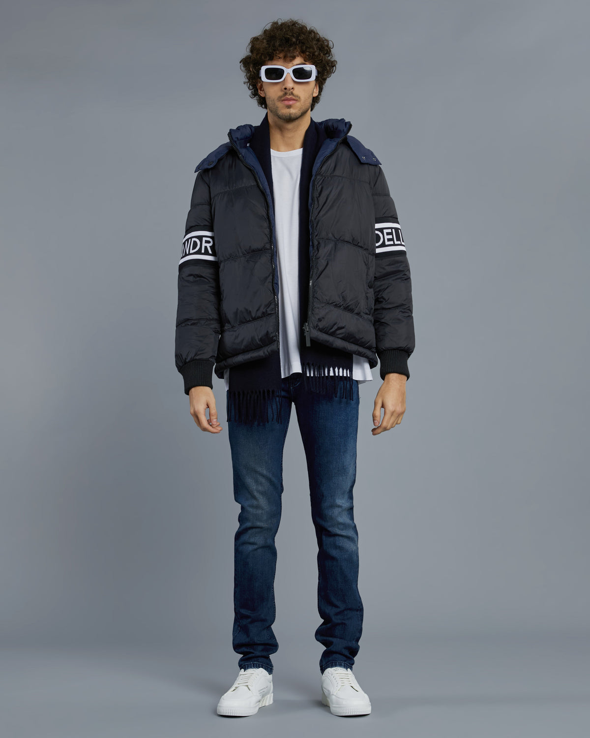 ADA Knitted Sleeve Reversible Puffer Jacket, primary view