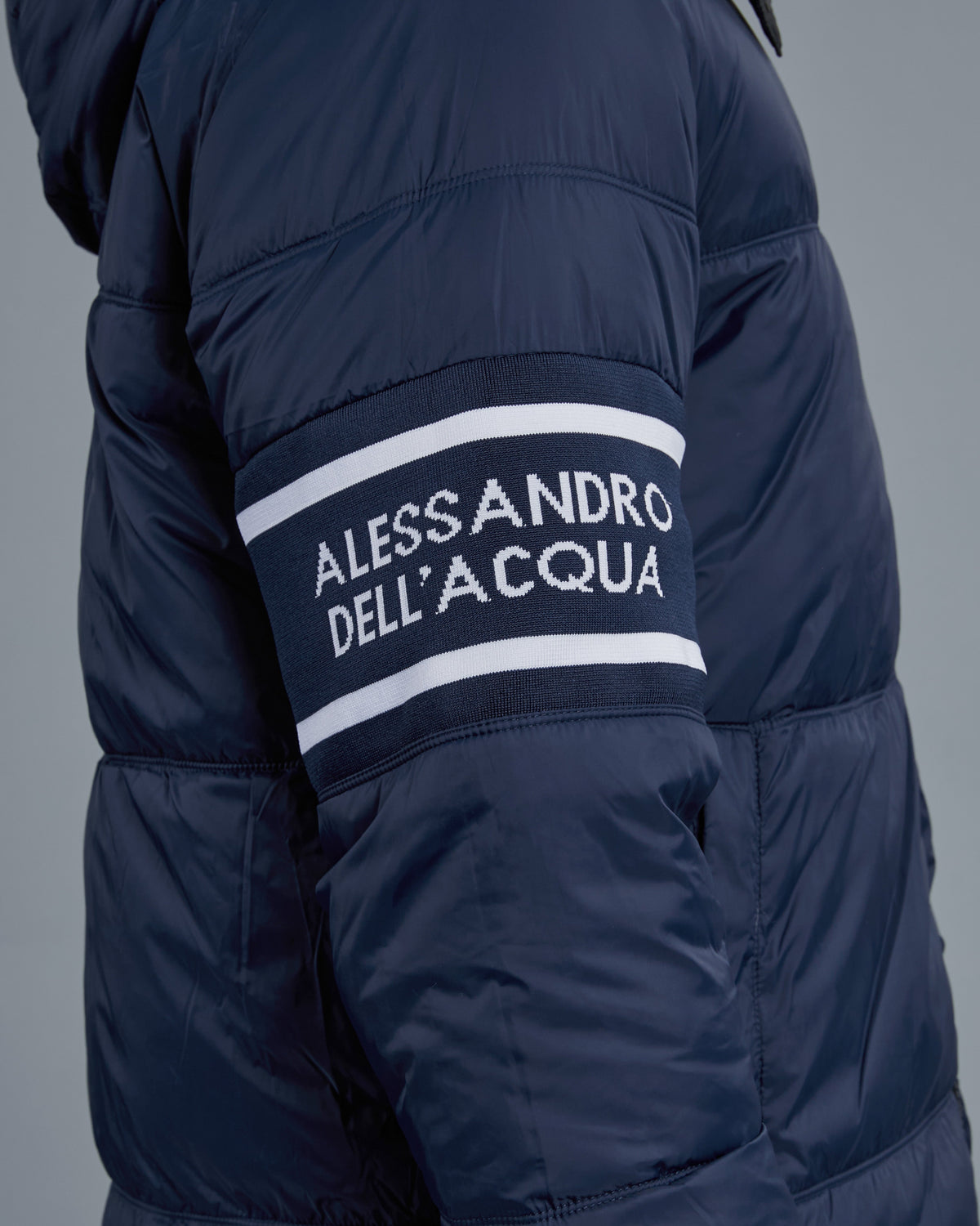 ADA Knitted Sleeve Reversible Puffer Jacket, view 4