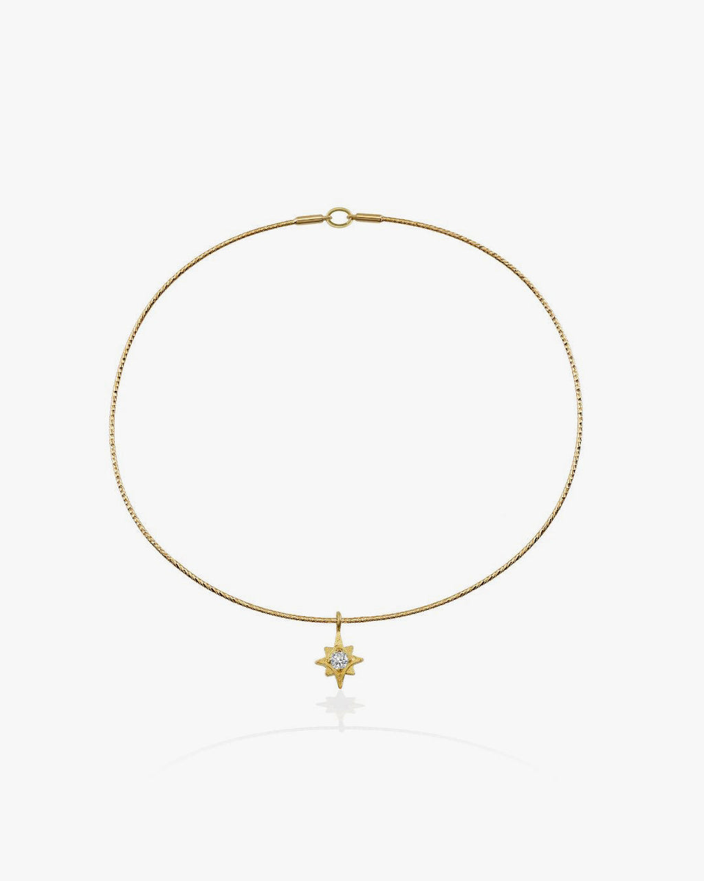 Rosa dei Venti Charm in white diamond, view 2