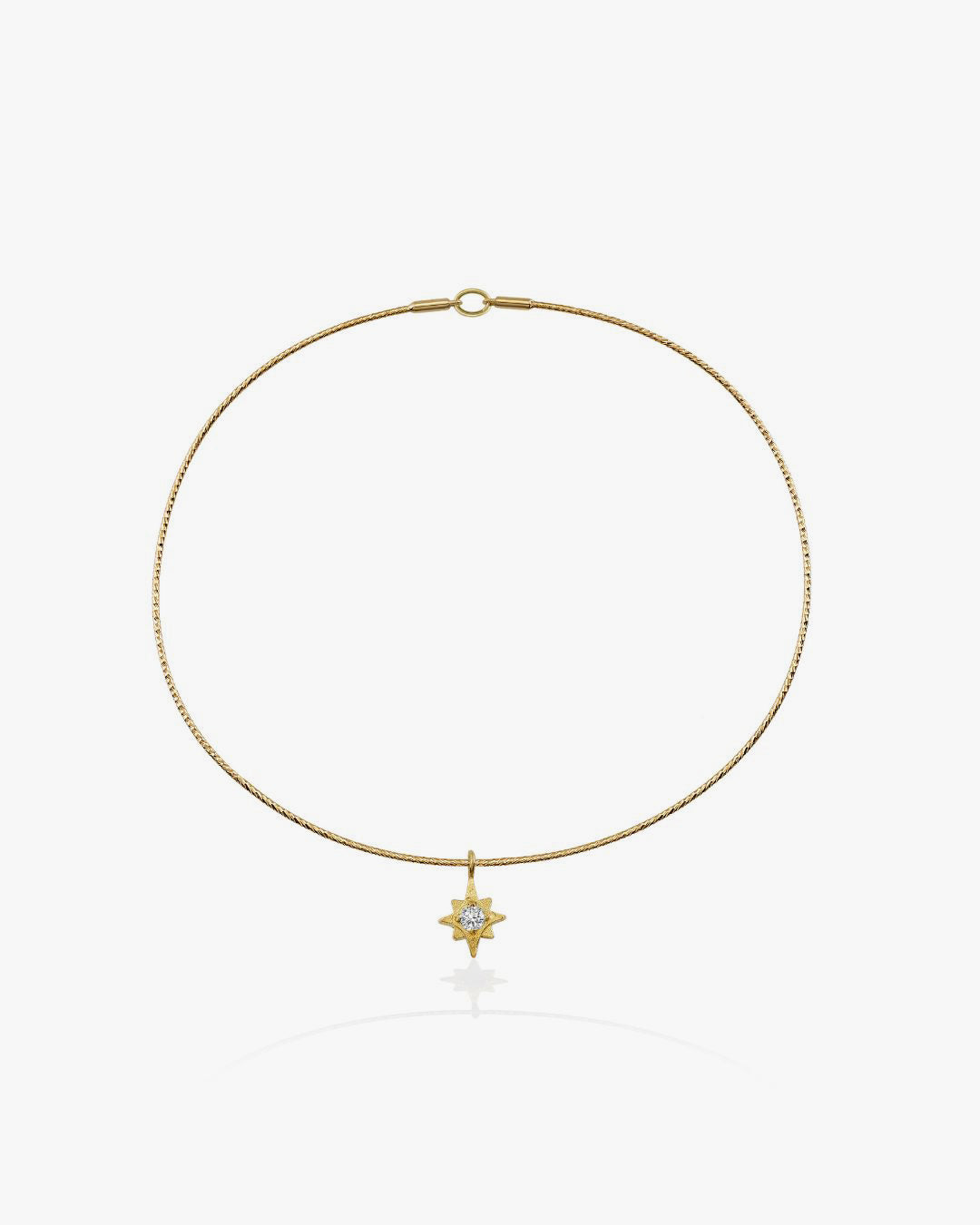Rosa dei Venti Charm in white diamond, view 2