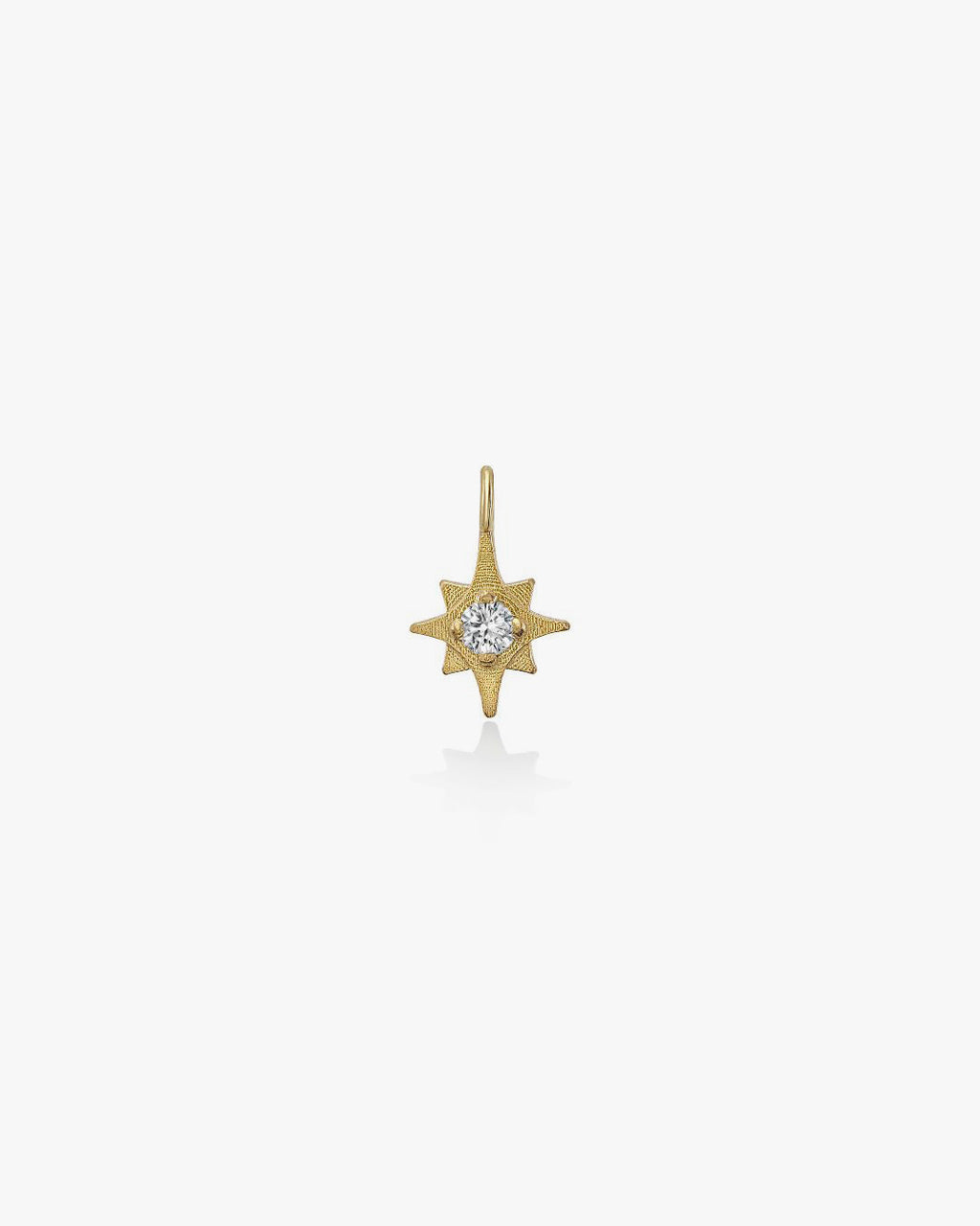 Rosa dei Venti Charm in white diamond, primary view