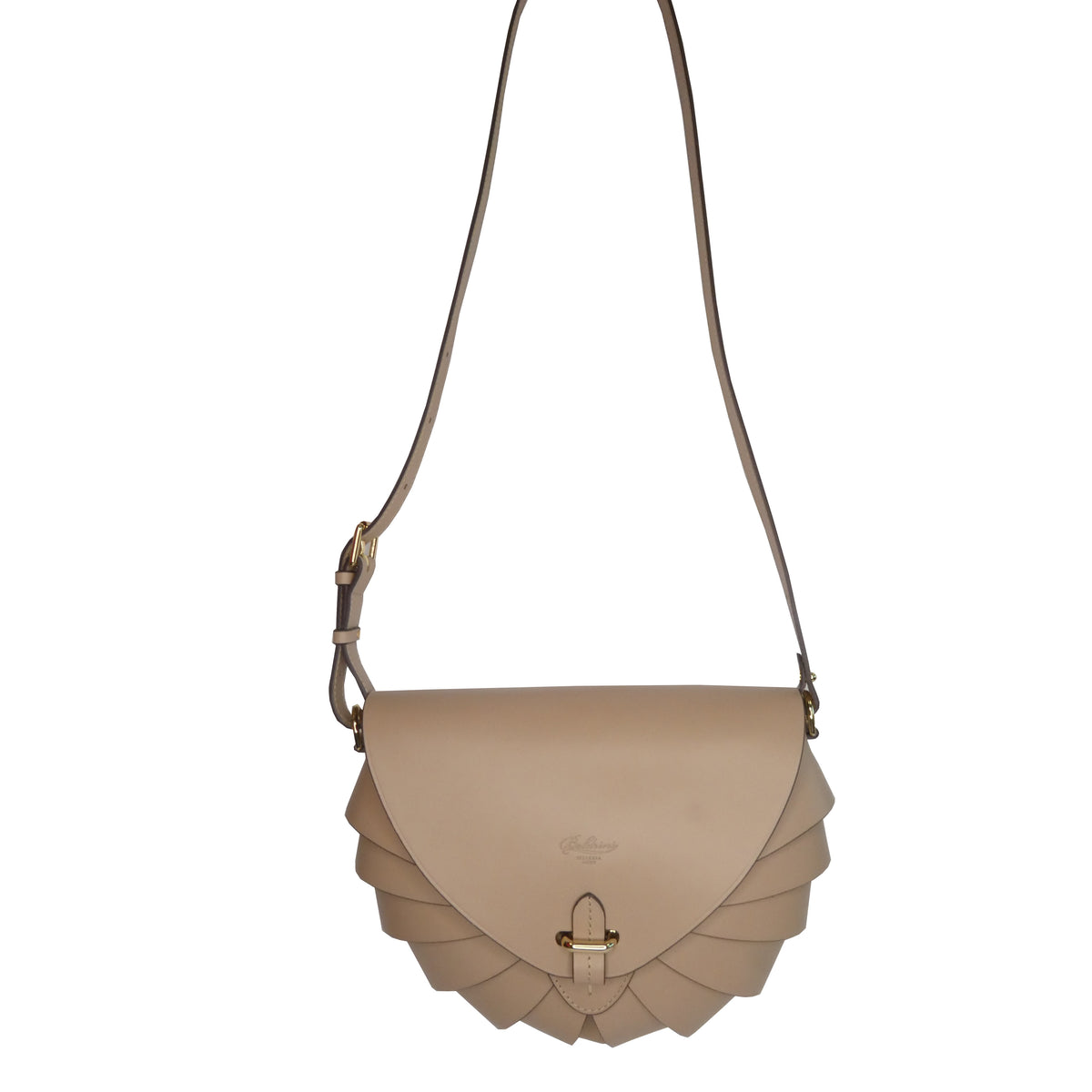 Armida Leather Crossbody Bag in Taupe, primary view