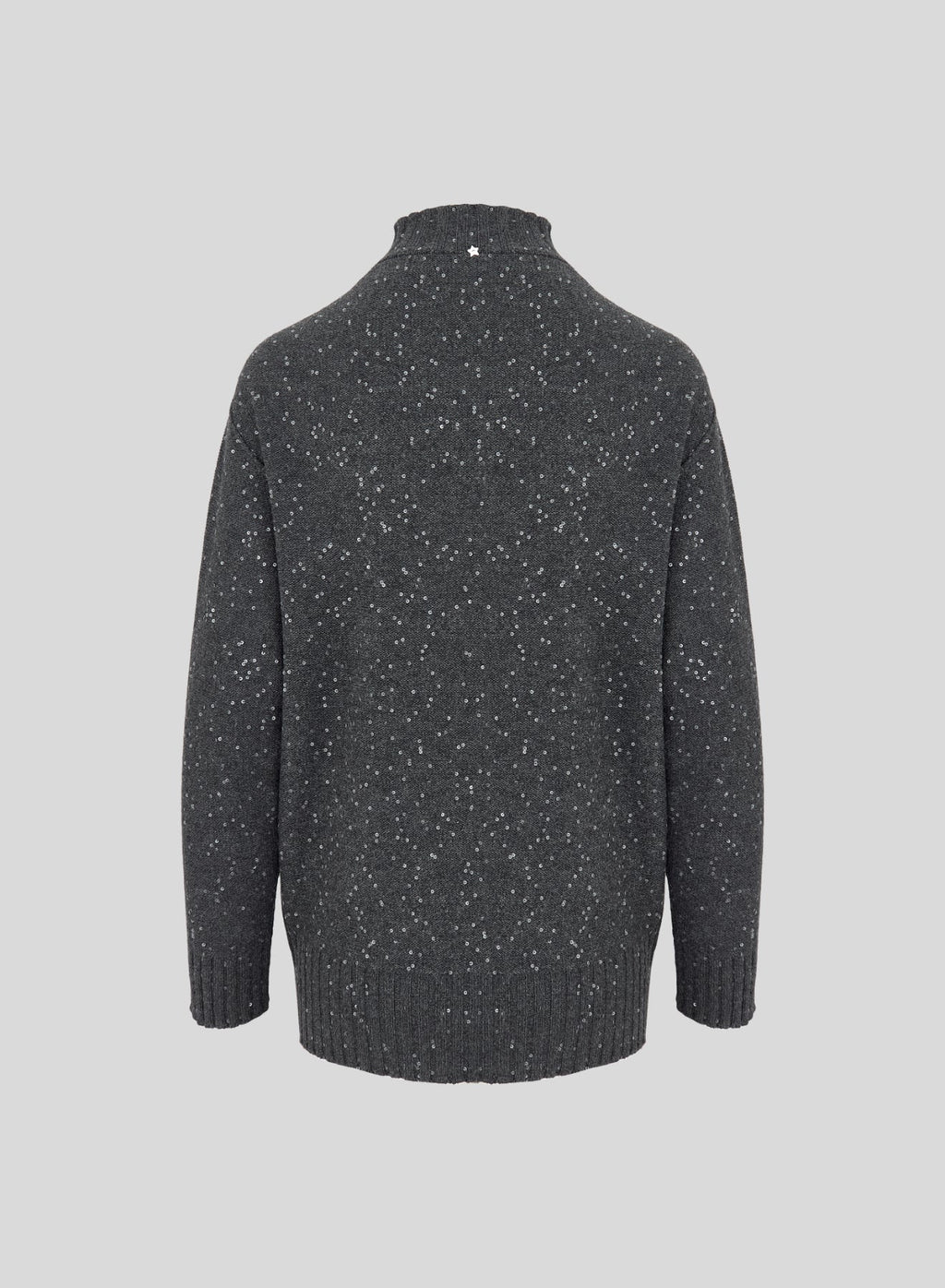 Reversible Sequinned Wool, Silk and Cashmere Turtleneck — Lorena Antoniazzi (2)