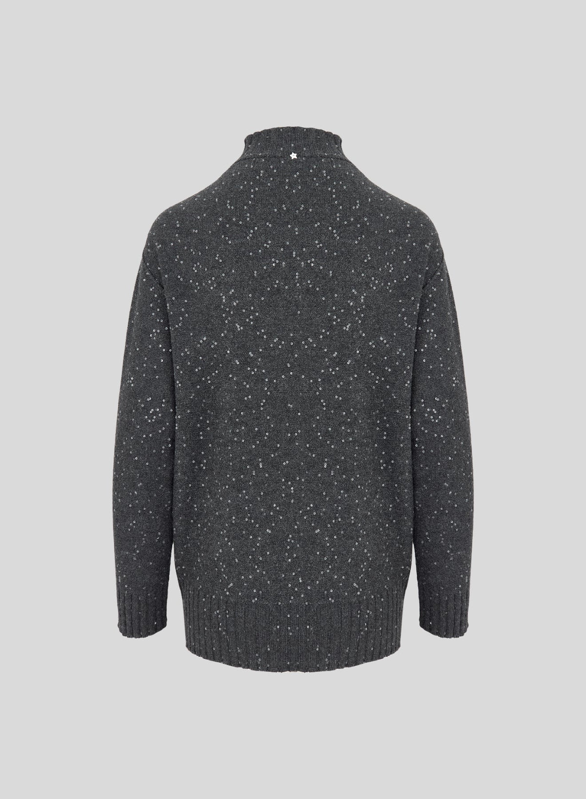 Reversible Sequinned Wool, Silk and Cashmere Turtleneck — Lorena Antoniazzi (2)