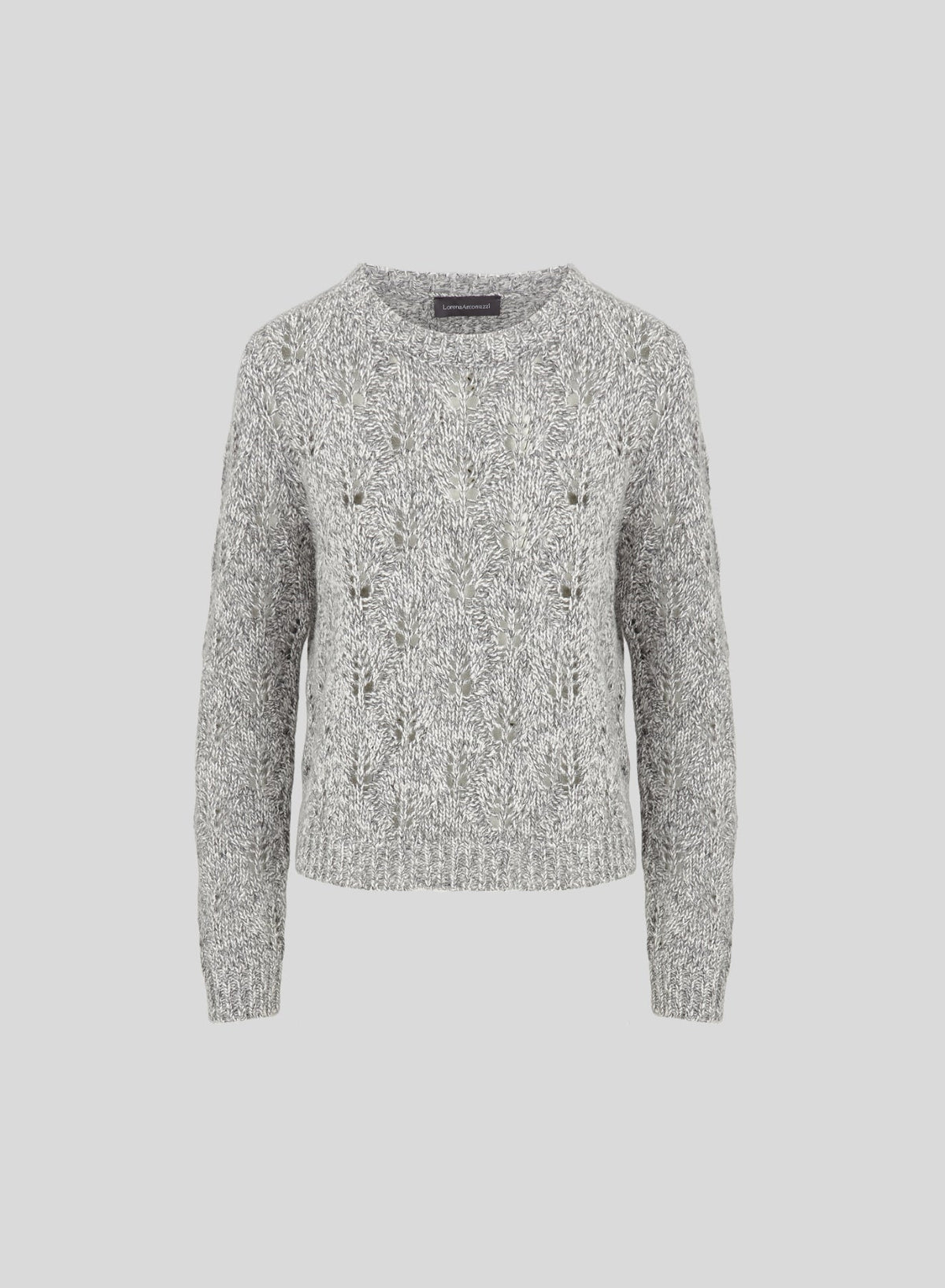 Mouliné Cashmere, Wool and Silk Sweater — Lorena Antoniazzi