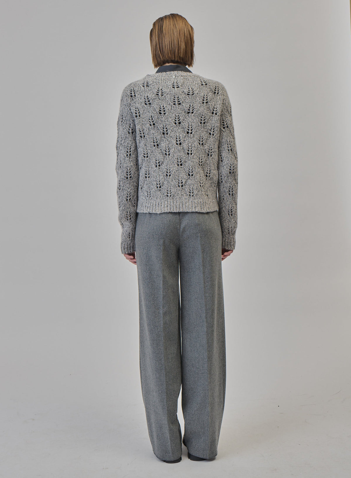 Mouliné Cashmere, Wool and Silk Sweater — Lorena Antoniazzi (4)