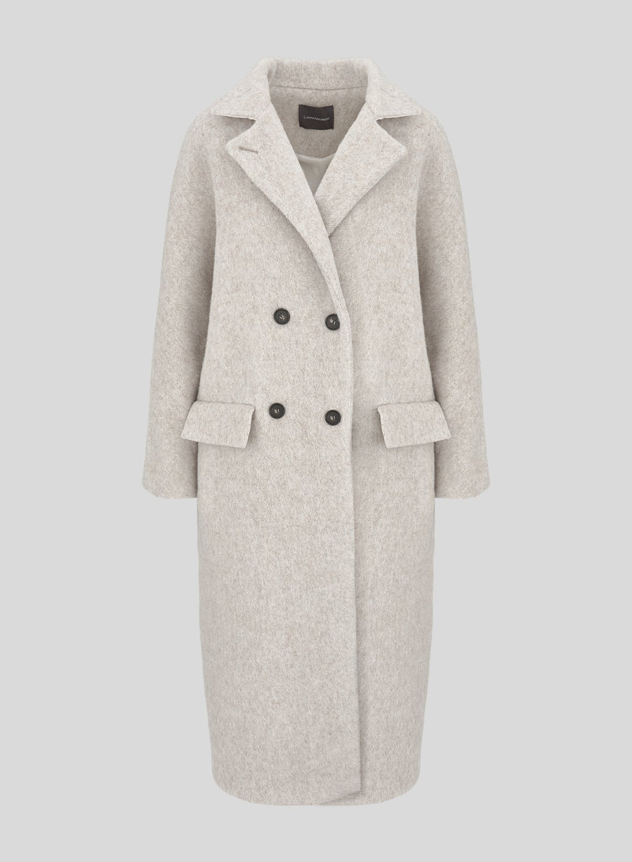 Drift Long Alpaca and Wool Teddy Coat