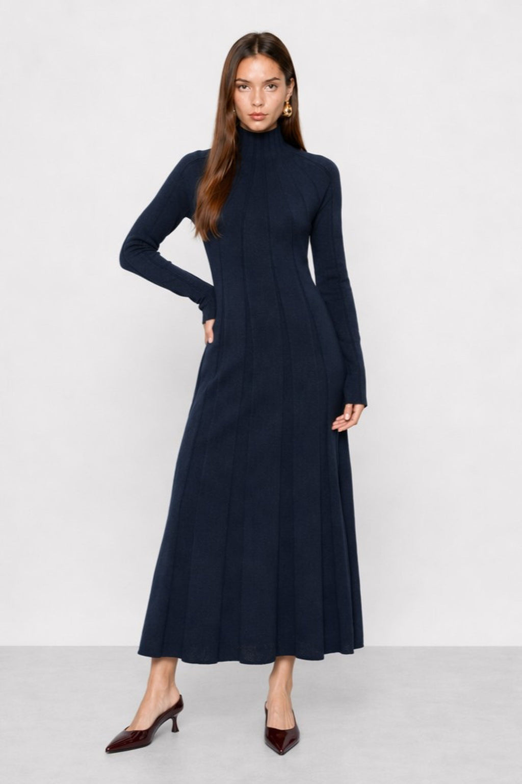 Origene Ribbed Knit Maxi Dress — Kocca
