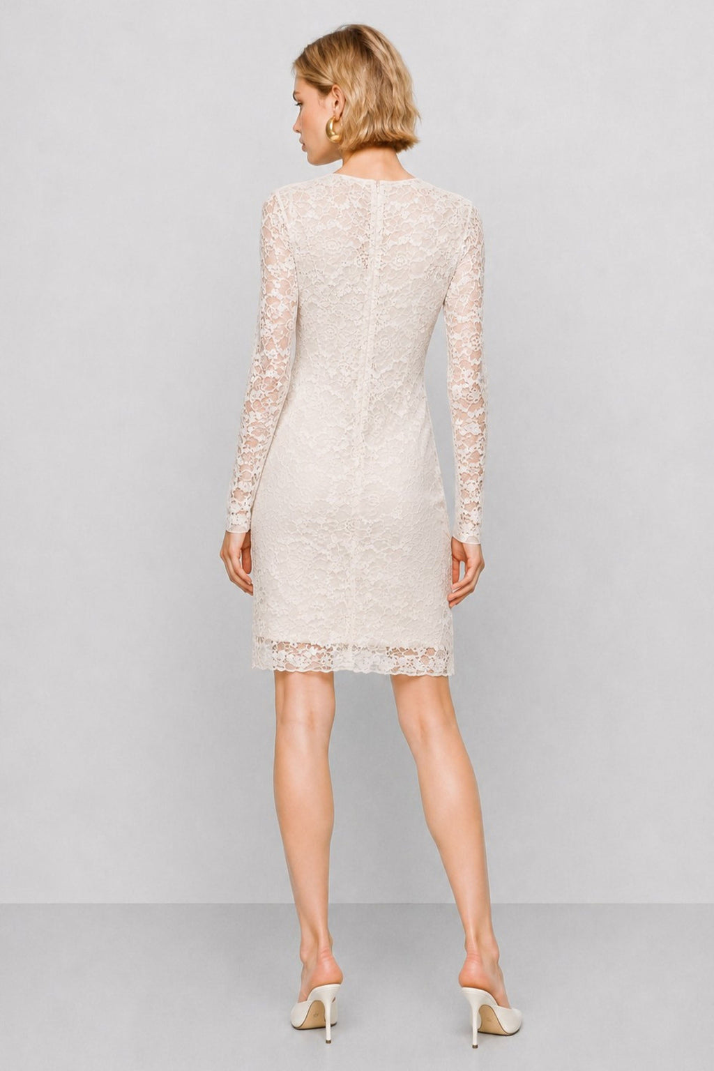 Abat Floral Lace Long-Sleeve Dress — Kocca (5)
