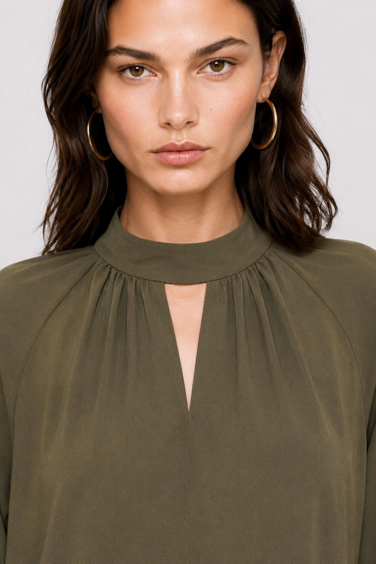 Friedo Three-Quarter Sleeve Viscose Dress — Kocca (4)