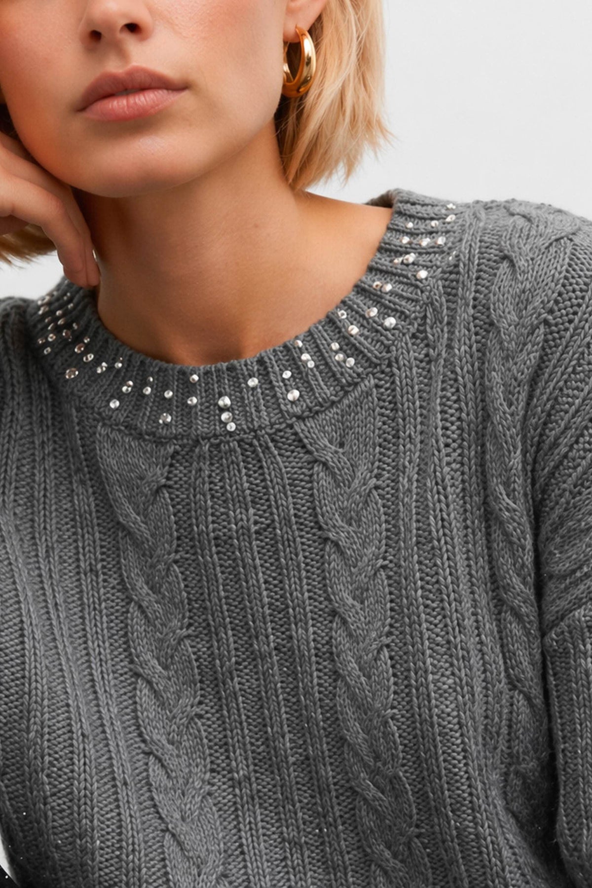 Derio Cable Wool Sweater — Kocca (4)