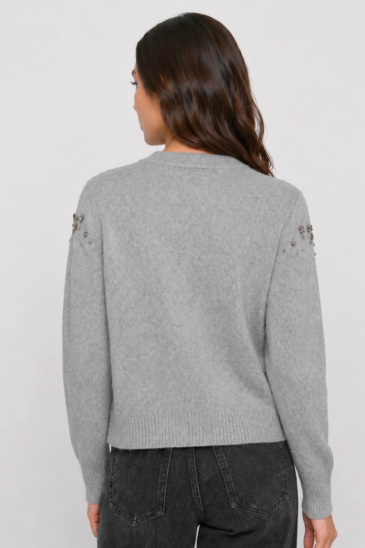 Korona Jewel-Embellished V-Neck Cardigan — Kocca (5)