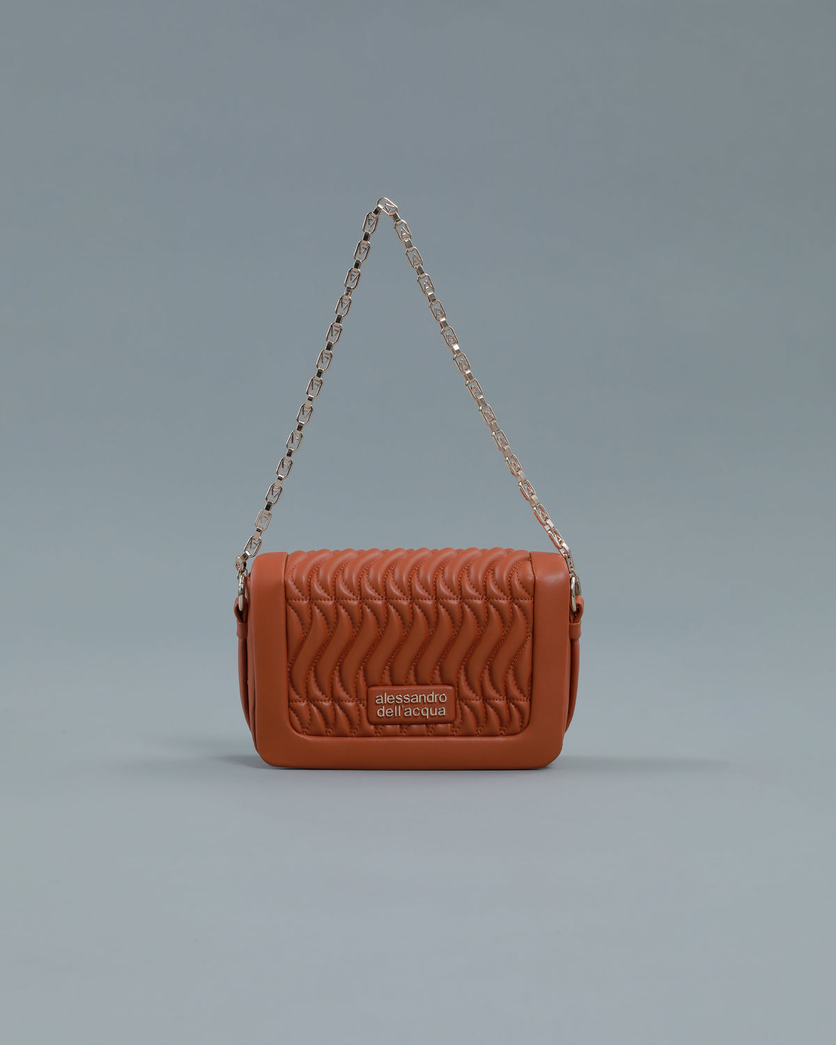 Mini Matelassé Crossbody Bag in Camel, primary view
