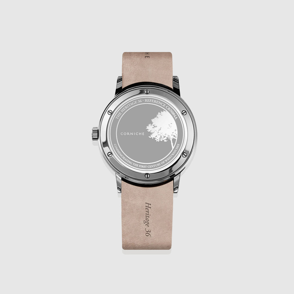 Heritage 36 Quartz Watch in White, view 2