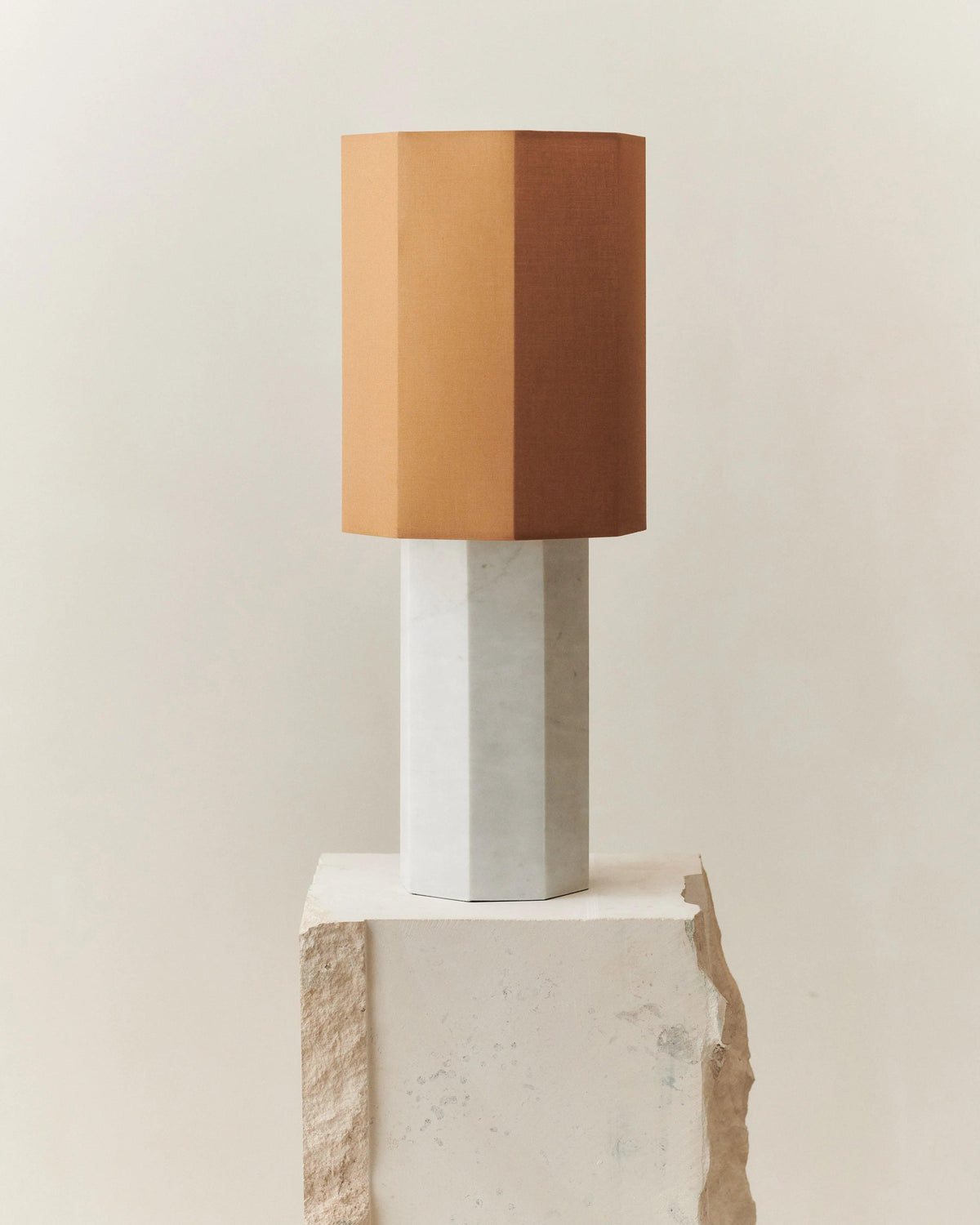 Eight Over Eight Lamp White Marble — view 4