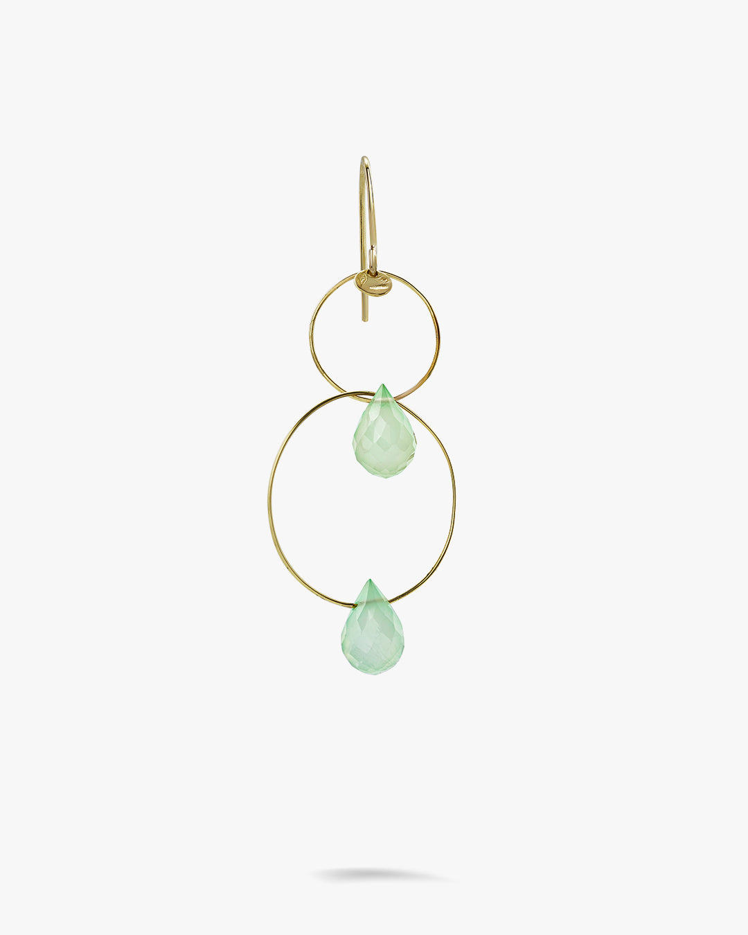Micaela Earring in green onyx, primary view