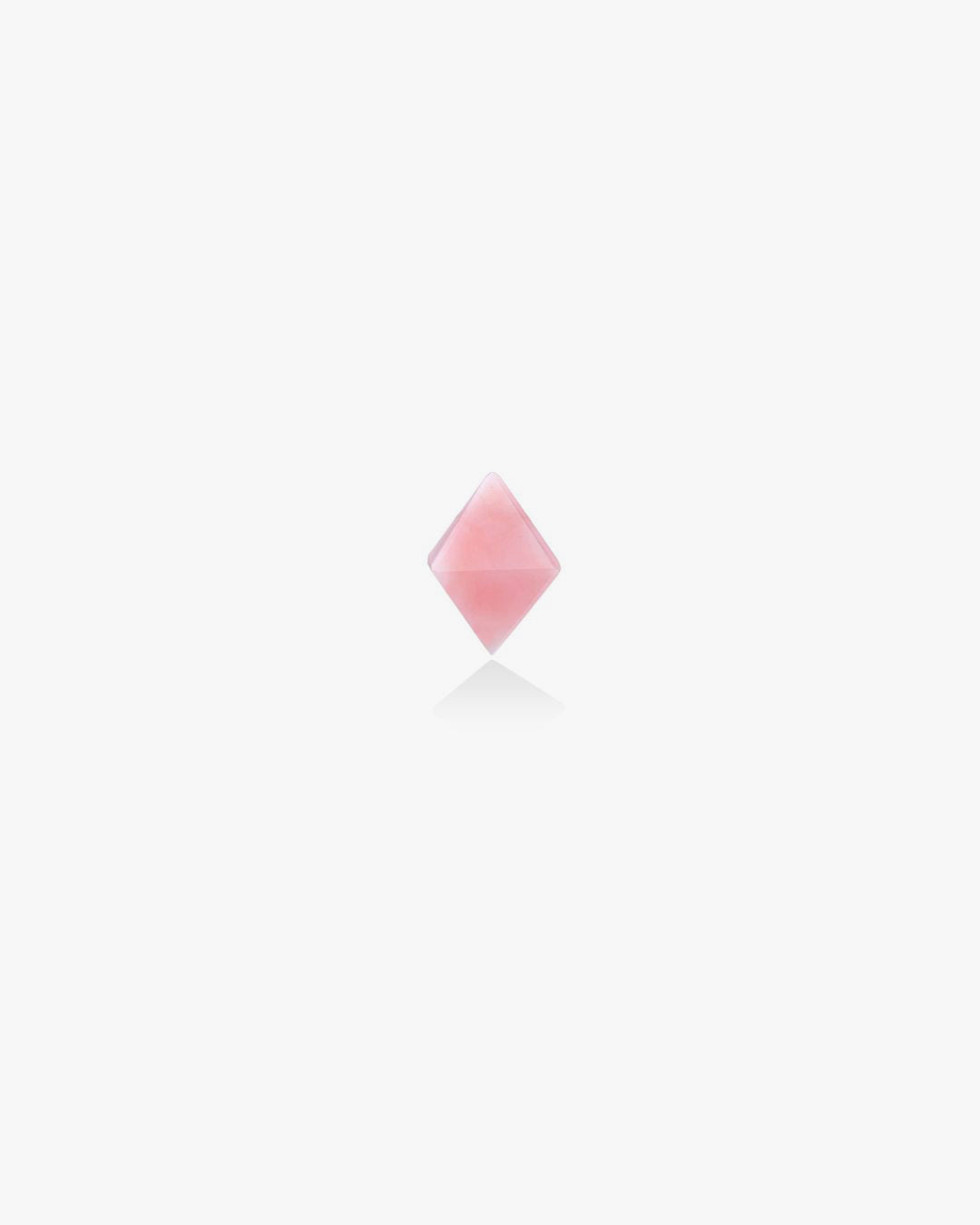 Pietra Cristal Charm in pink opal, primary view