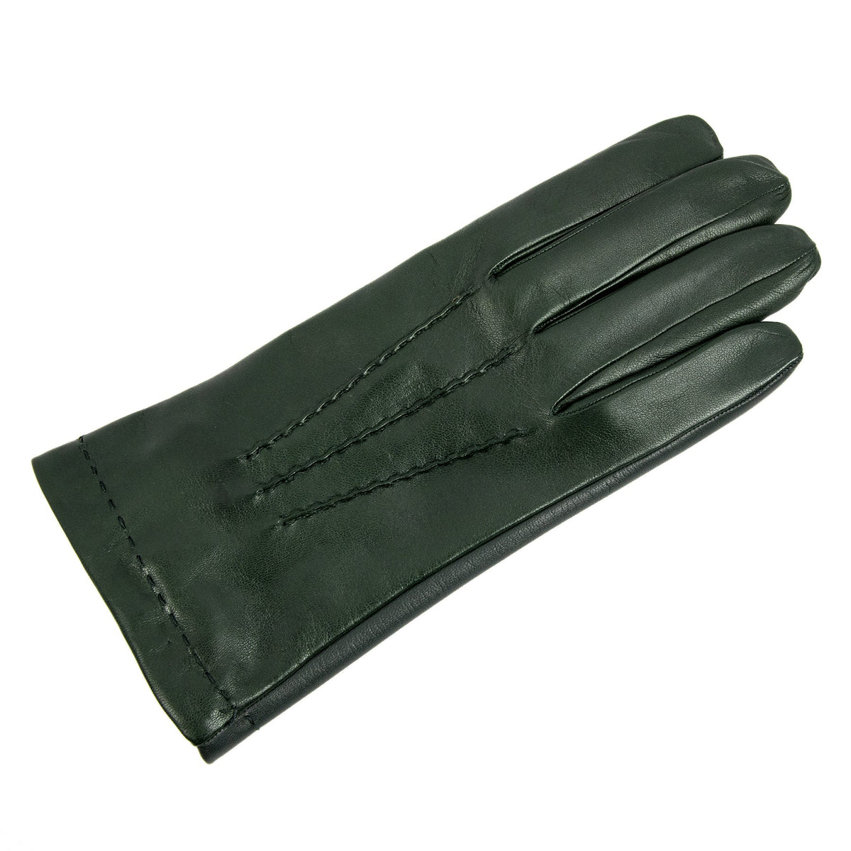 Axis Touchscreen Nappa Gloves in Forest Green, view 3