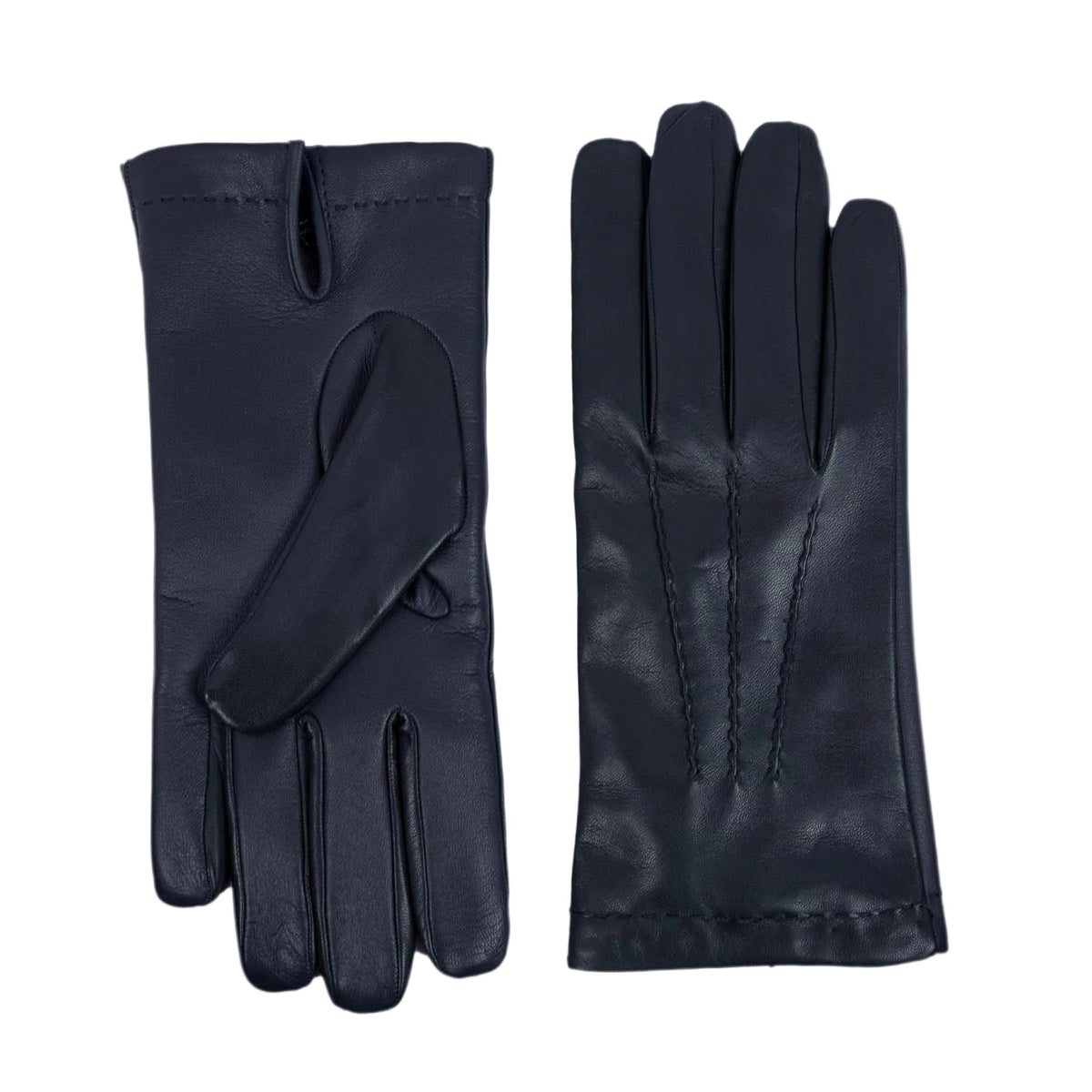 Axis Touchscreen Nappa Gloves in Blue, view 2