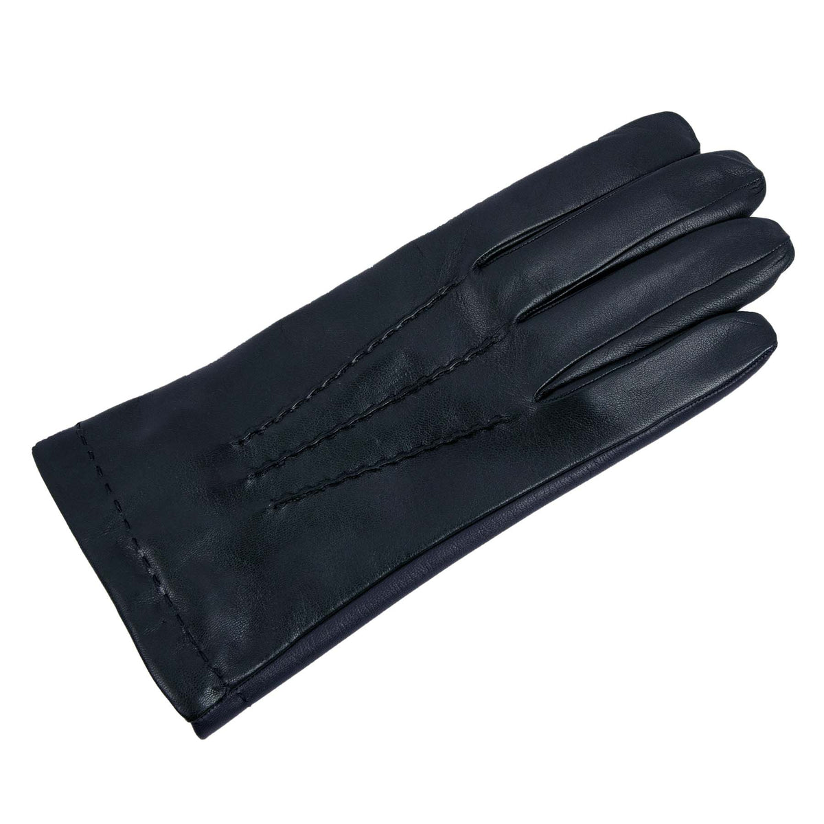Axis Touchscreen Nappa Gloves in Blue, view 3