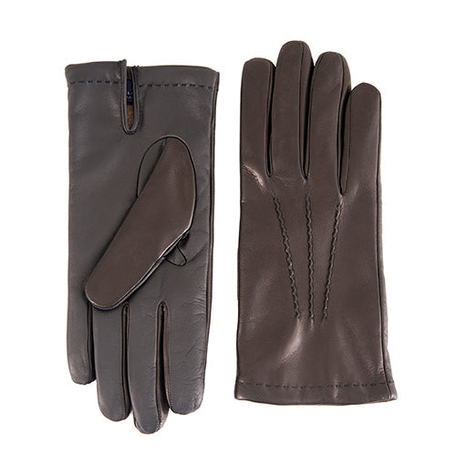 Axis Touchscreen Nappa Gloves in Blue, view 5