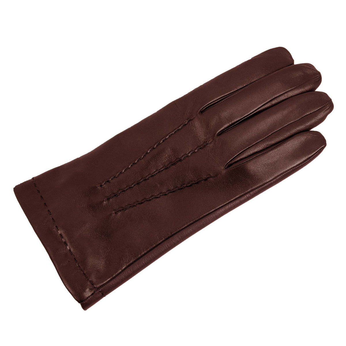 Axis Touchscreen Nappa Gloves in Bordeaux, view 3