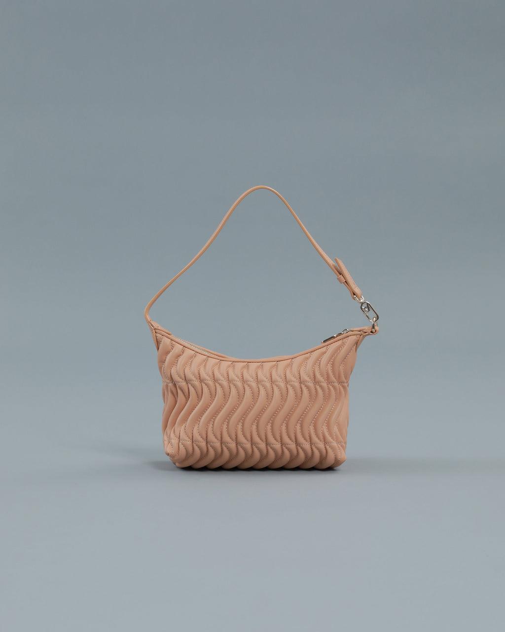 Quilted Shoulder Bag in Maroon, view 4
