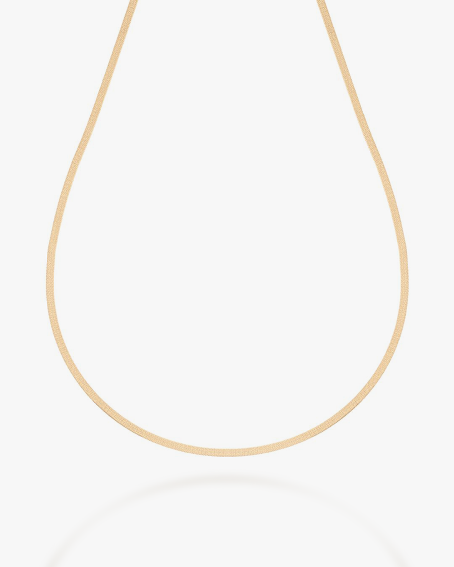 Crescent Gold Choker Necklace
