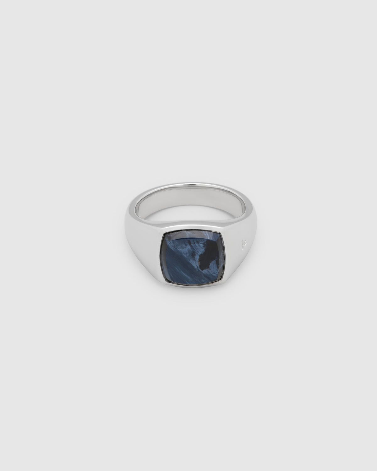 Crest Silver and Pietersite Signet Ring, primary view