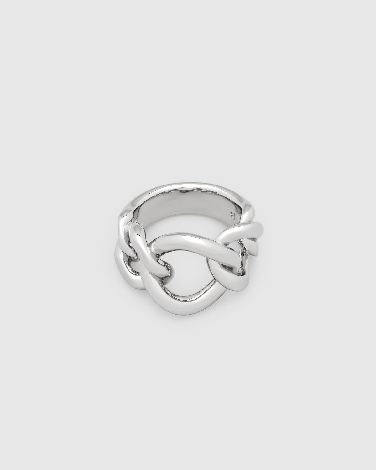 Trace Sculptural Open-Link Silver Ring, primary view [fp-shared]