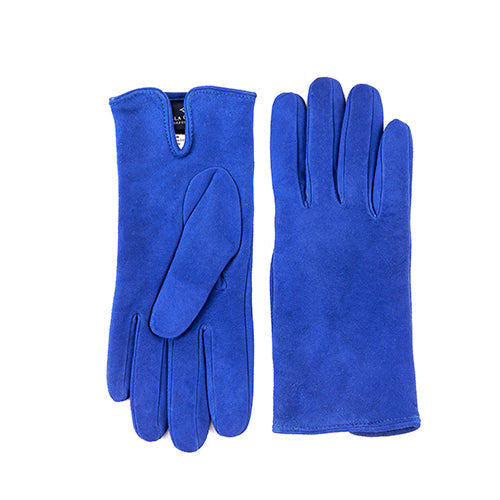 Drift Classic Suede Gloves in Royal blue, view 2