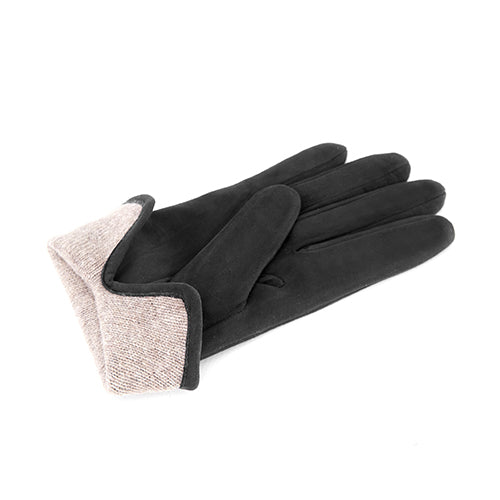 Drift Classic Suede Gloves in Black, view 3