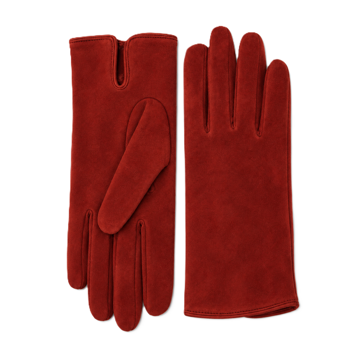 Drift Classic Suede Gloves in Red, view 2