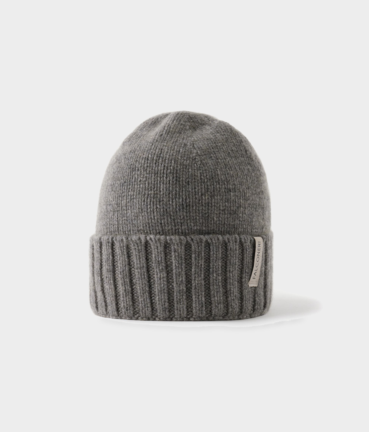 Ultrasoft Cashmere Cap in Dark Grey Melange, view 2