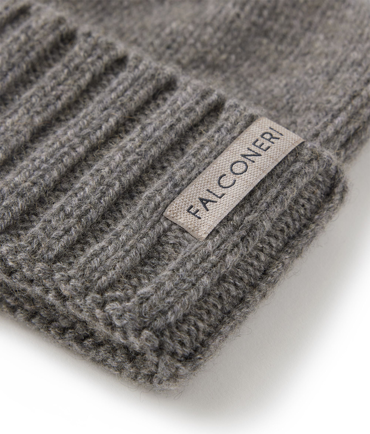Ultrasoft Cashmere Cap in Dark Grey Melange, view 4