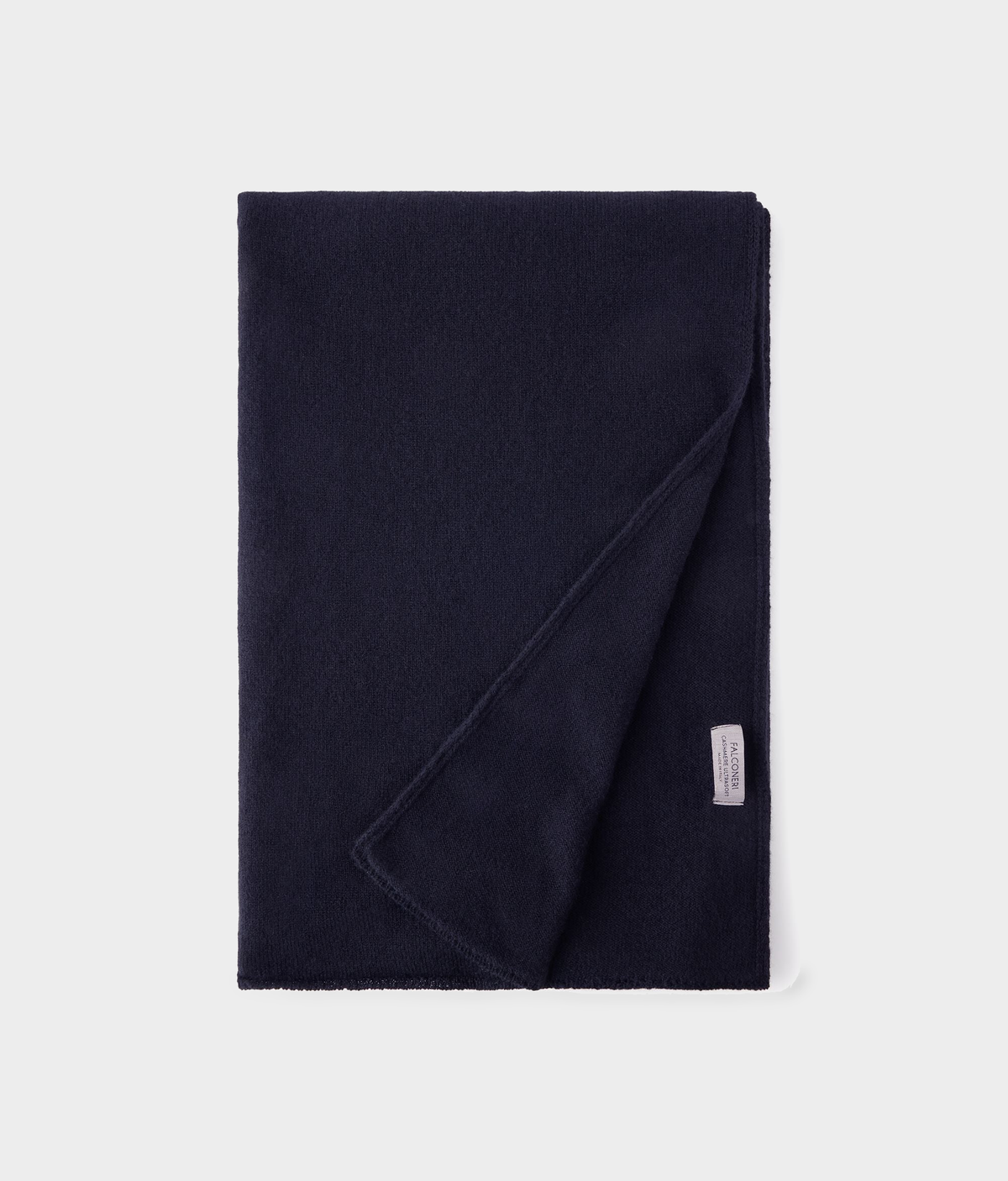 Cashmere Shawl in Navy Blue, view 2