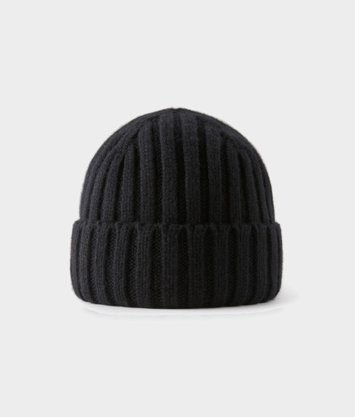 Cashmere Hat with Silk Lining in Black, view 2
