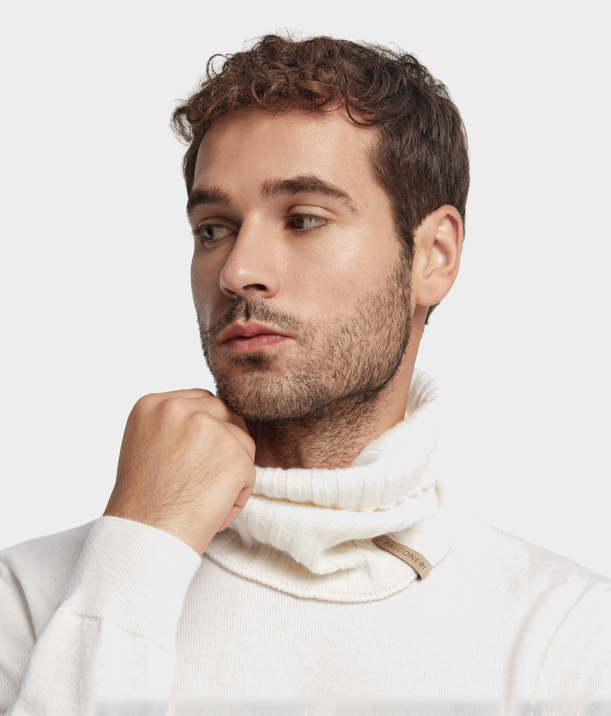 Ultrasoft Cashmere Ribbed Neck Warmer in Bow, primary view
